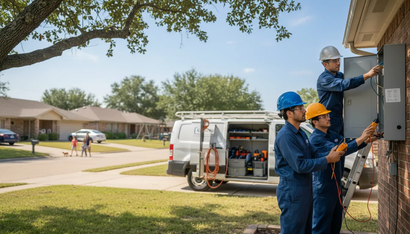 Certified electrician providing emergency electrical services in Boyce, LA
